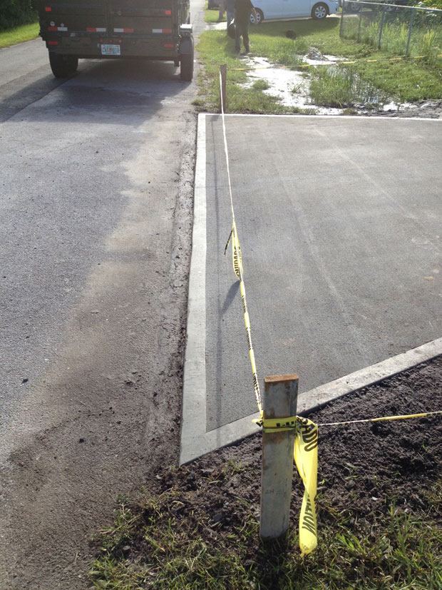 Concrete Driveway with Culvert in Palm Bay, FL 08