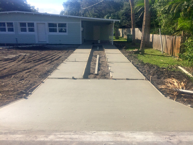 Custom Concrete Driveway Merritt Island FL - 09