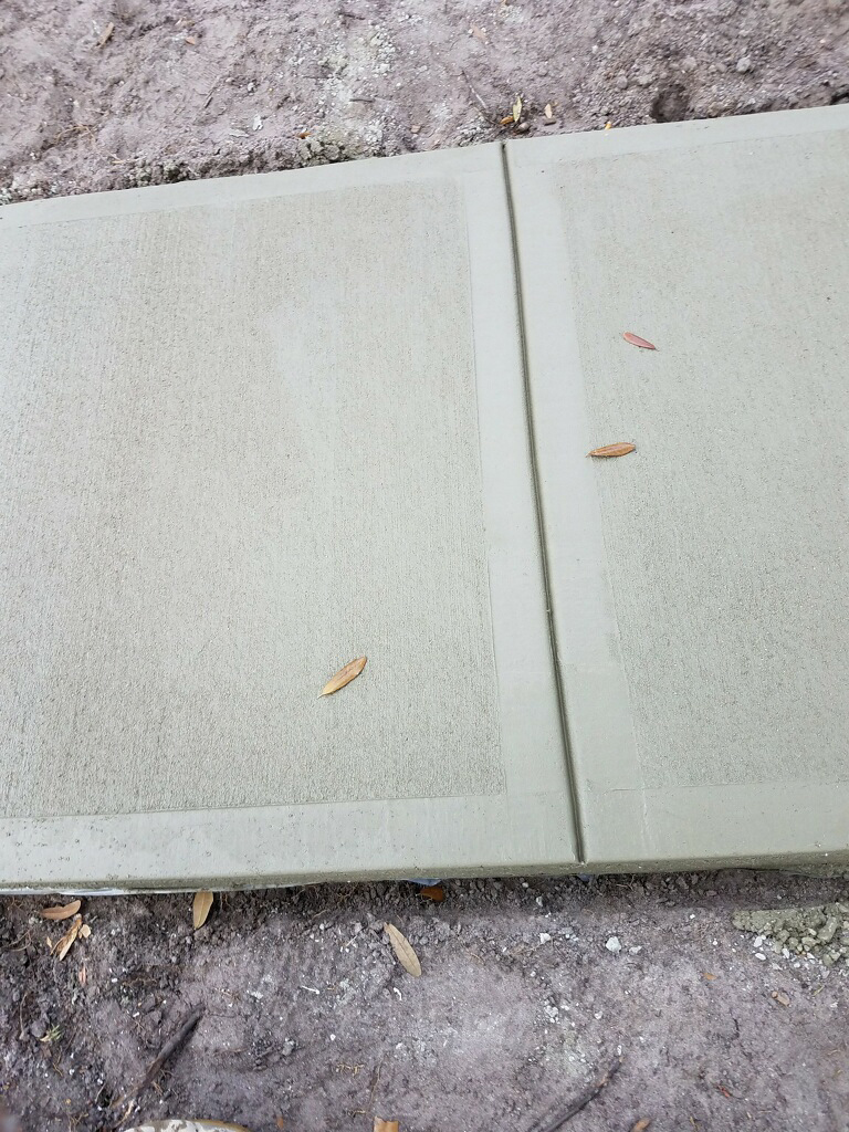 Concrete sidewalk Melbourne Florida - 04