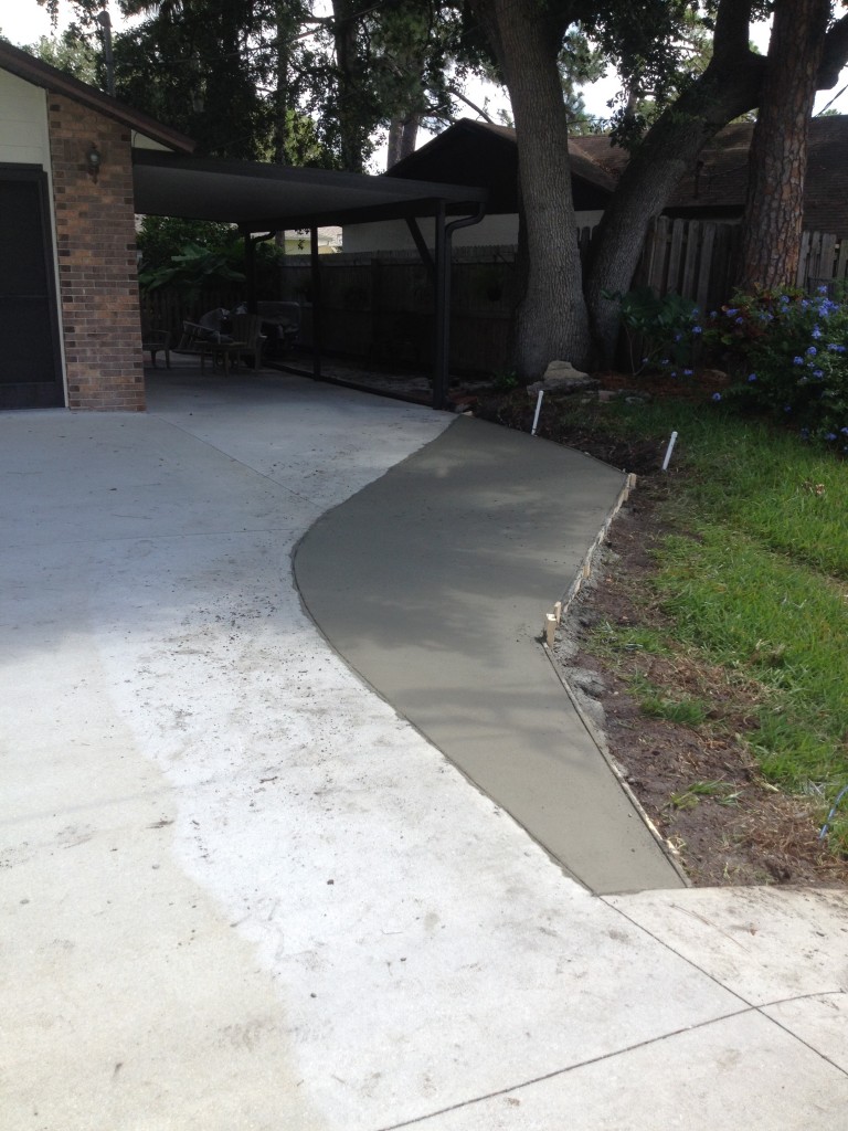 Another successful concrete job on Florida's Space Coast.
