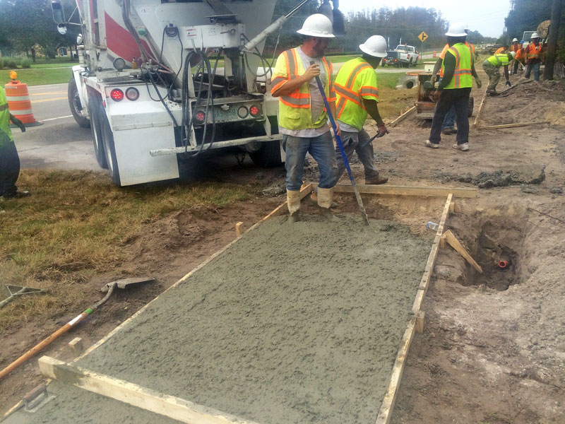 FDOT Concrete Sidewalk Brevard County FL
